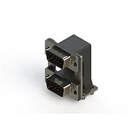 EDAC 661-009-664-048 ຕູ້ສະຫນອງ Dual Port D-Sub ມຸມຂວາ ຕູ້ສະຫນອງ Dual Port D-Sub