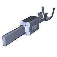 AMP Connectors - TE Connectivity 1-962915-3 (Mouser Reel) ຂໍ້ຕໍ່ FLACHSTECKER2 8X0 8 ມົດ 1000