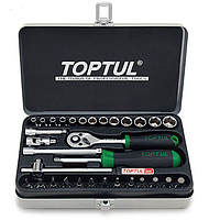 TOPTUL GCAD3205 32PCS 1/4" DR. 12PT Socket Set