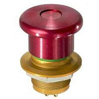 APEM ES1S41653001 ສະວິດຄວາມປອດໄພ DPDT 2NC 24V 1A ILLUM ສີຂຽວ IP65