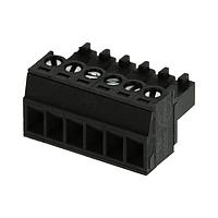 Molex 39500-0506 ປລັກ 3.5MM EURO PLUG RA B PLUG RA BLK AU 6CKT