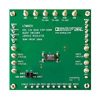 Analog Devices DC2860A ຕົວຄວບຄຸມແຮງດັນໄຟຟ້າ - ຕົວຄວບຄຸມແຮງດັນໄຟຟ້າປ່ຽນແປງ LTM8051 DemoBoard ສີ່ທາງ 40VIN 1.2A