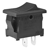 NKK Switches JWS11RAA/UCV ສະຫນອງສະຫນອງ Rocker SPST ຝາດດຳ ແລະ ຕົວເຄື່ອງ