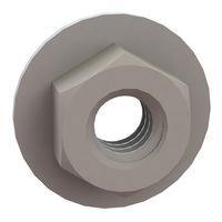 Essentra Components 0425020LPNS ແອນດັບຫົວຫມຸດ Hex Washer Nut, 1/4-20 Thread, .685 OD