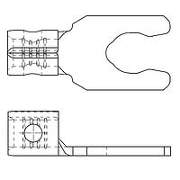 Molex 19098-0043 ສເປດ SNAP SPADE KRIMPTITE ITE (BB-1707-06) SP
