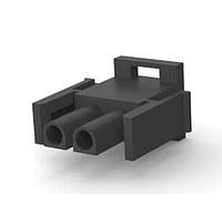 AMP Connectors - TE Connectivity 1-480698-9 ກອງປະກອບປລັກ PLUG HOUSE 2 POS BLACK UL94V-2