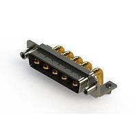 EDAC 629-5W5-240-4N5 ຕູ້ຕິດຕໍ່ D-Sub ປະສົມມຸມຂວາ ຕູ້ຕິດຕໍ່ພະລັງງານ Combo D-Sub