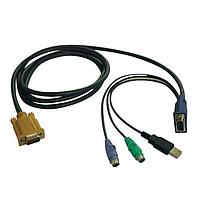 Tripp Lite P778-015 ສາຍຄອມພິວເຕີ 15FT USB/PS2 COMBO KVM CBL KIT