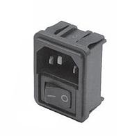 Corcom - TE Connectivity 10CE1 M0 ໂມດູນ Pwr Entry Mod 10A 250 VAC