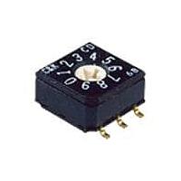 C&K CD16RM0SBR ສະຫນັບສະຫນູນການຫຼຽນຫຼຽນ 16POS 20VAC 20VDC ROTARY SWITCH