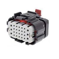 Amphenol PCD Shenzhen LVRCF26PCx ຕົວເຊື່ອມຕໍ່ລົດຍນຕະຫລາດ LVRC 26 ຕຳແໜ່ງປລັກ; x = ການກຳນົດກະແຈ (A, B, ຫຼື C)