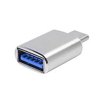 CUI Inc SUA-A-S ຕົວແປ USB ປະເພດ C ເປັນ ປະເພດ A, USB ປະເພດ C ເປັນ USB ປະເພດ A, ສີເງິນ