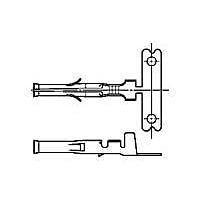 AMP Connectors - TE Connectivity 350628-1 (Mouser Reel) ຕິດຕໍ່ UMNL SPLIT PIN ມົນ 1000