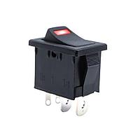 E-Switch R1966ABLKBLKEFRED ສະຫນັບສະຫນູນ Rocker Switches SPST ON-OFF QC 15A