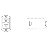 Eagle Plastic Devices 12SBH9V1-GR ຕໍ່ຕູ້ແບດເຕີຣີ 9V ຄລິບຕິເມີນິນ W/COVER