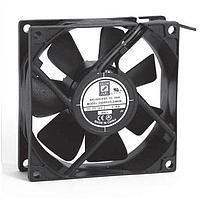 Orion Fans OD8025-12HB02A ພັງລົມ DC Axial, 80x80x25mm, 12VDC, 40CFM, Ball, 2xWire 24AWG, Alarm Output