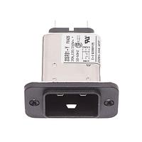 Corcom - TE Connectivity 20SRB1-Y ໂມດູນເຂົ້າພະລັງ AC 20A, ຕິດຕັ້ງຂອງຂອງປະຕູ Flnge Mnt Spade TML, Y