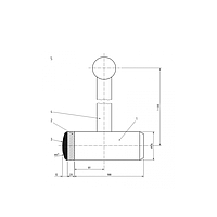 GESTER GT-LB01-7 ໄມ້ຄ້ອນຕີ (Φ76mm,Φ38xT2mm)