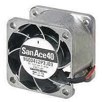Sanyo Denki 9GE0412K301 ພັງລົມ Axial DC Axial, 40x40x28mm, 12VDC, ການສັ່ນຕໍ່ຕໍ່, Tachometer