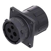 Amphenol SINE Systems RTS014N2SHEC03 ຕົວເຊື່ອມ RCP SQ FL 4POS SZ 14 SCKT SEAL