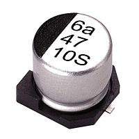 Lelon VES100M1ATR-0405 ຄອງກັບອລູມິເນຍອິເລັກໂຕລລິຕິກ SMD