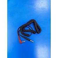 TREK N9071 Blk Coiled Cord w/Red Rt Angle Banana
