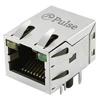 Pulse Electronics JXD1-0025NL Modular RJ45 1x1 Tab Up 1:1 GreenPHY 1000Base-T