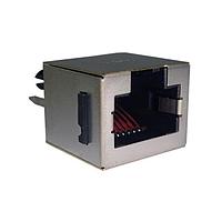 Amphenol Commercial Products RJE061881120 Modular 8 POS 8 CONTACTS VER W/SHIELD & FLANGE