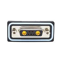 NorComp CDFV7W2213L211 ຕົວເຊື່ອມຕໍ່ Mixed Contact D-Sub 7W2 ຕິດຕັ້ງຢືນຢັນ F FL 4-40 ການກວດສອບ int thrd 20 Amp