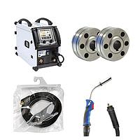 GYS NEOPULSE 200C XL A2 ALU PACK ຊຸດເຄື່ອງເຊື່ອມ MMA, Pulse MIG-MAG (1ph; 230V; 10-220A; aluminum torch)