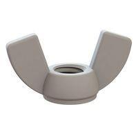 Essentra Components 0631218WN ກຸ່ມກະດູກ Wing Nut, 5/16-18 Thread, .72 Height