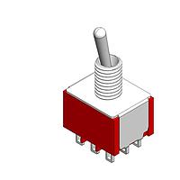 Mountain Switch 108-1M31T1B1M1QE-EVX ສະຫນັບສະຫນູນ Toggle SWITCH TOGGLE 3PDT