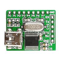 Mikroe MIKROE-549 USB ເປັນ UART USB UART 2 ບອດຕໍ່ເຄື່ອງ ADAPTER