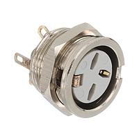 Deltron 650-0300 DIN Socket Connectors SOCKET ນິກເກີນ 3 ພິນ