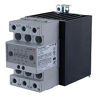Carlo Gavazzi RGC3A60A30KGE ອຸປະກອນສະຫຼຸບສະຫຼຸບ Solid State Relays 3-pole DIN-rail mount SSR, Zero-cross switching, Operating voltage (Ue): 42 - 660 Vac (1200 Vp), Rated current (Ie): 30 Aac, Control voltage (Uc): 20 - 275 Vac / 24 - 190 Vdc, Built-in overvoltage protection