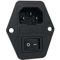 Adam Tech IEC-FS-1 ປຸ່ມສະເລີຍ M SCREW-ON INTL I/O PANEL MOUNT