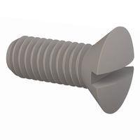 Essentra Components 331032A050 ສະກຣູ Slotted Countersunk 82 Slotted CSK, ກະທົບ #10-32, ຍາວ 1/2