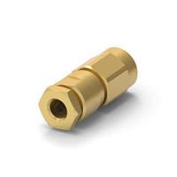 AMP Connectors - TE Connectivity 1-1337607-0 ຂໍ້ຕໍ່ SMC Str Plg PS 50 Ohm ຊອງທາງທອງ