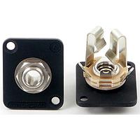 Switchcraft E12BB ປະກອບໂທລະສັບ 1/4"/3 COND STEREO ສີດຳມຸດ