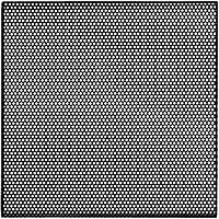 VISATON 8210 ເຄື່ອງສະຫນັບສະຫນູນ ກຣິວປ້ອງກັນ ແຜ່ນໄຟດ້ວຍເຫຼັ້ງຫງອມທີ່ຖືກຈັດຮອບ ສີດຳ ຄວາມຫນາ: 0.5m