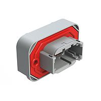 Amphenol SINE Systems ATM15-08PA-BM03 8-ທາງ Str Flng Mnt PCB Rcp 8POS ສີເຫຼືອງ Tin Cont A