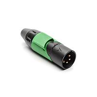 Amphenol Audio AX4MB5M-AU ຕົວເຊື່ອມ 4P PIN M PLUG BLKGLD ມີສີມັນຂຽວ MRK SLV