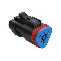 Amphenol SINE Systems AT06-3S-RJ120BK ປລັກ 3 ທາງ 3 Way Plug 120 Ohm ສີດຳ