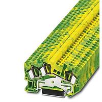PHOENIX CONTACT 3031678 ບລັອກຂໍ້ຕໍ່ດິນ Ground Terminal Block STS 4-TWIN-PE