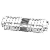 AMP Connectors - TE Connectivity 1600788-1 ພາວເລີ້ມໄຟບອດ SQUEEZE REL RECEPT ASSY W/KEYS