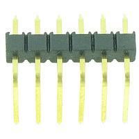 3M Electronic Solutions Division 929550-01-06-I ພິນສະຕຣິບ 6P R/A 1 ROW ທາງທອງ
