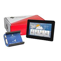 4D Systems gen4-4DCAPE-50CT-CLB ຈໍສະແດງຈຸດສະແດງ Capacitive 5.0", 800x480 pixel, LCD Cape ສໍາລັບ BeagleBone Black ມີ Capacitive Touch Cover Lens Bezel Screen ແລະ gen4-4DCAPE-ADAPTOR