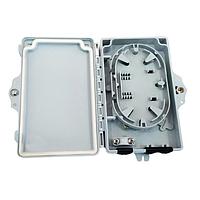 Bud Industries FBR-11604 ກະຕ່າການຈັດຈໍາໜ່າຍ Fiber-Optic Distribution Box, 2-Core (6.6 X 4 X 1.2 In)