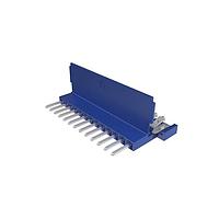 Amphenol FCI 66226-013LF ຕົວເຊື່ອມ Clincher™ Flex Connectors, Pin Assembly, ແຖວດຽວ, 13 ຕຳແໜ່ງ, 2.54mm (.100in) Pitch.