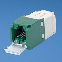 Panduit CJD688TGGR ຕູ້ເຊື່ອມຕໍ່ແບບມົດູລາ / ຕູ້ເຊື່ອມຕໍ່ Ethernet Mini-Com Shuttd Mod Cat 6 UTP 8